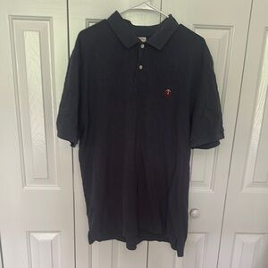 Brooks Brothers Black Polo Shirt Classic Style